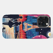 パリの象徴エッフェル塔 iPhoneケース (裏面横)