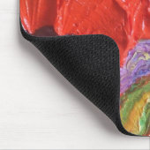 パリの赤いケシ マウスパッド (コーナー)