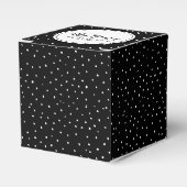 パリの赤ちゃんパーソナライズされたシャワー フェイバーボックス (正面サイド)