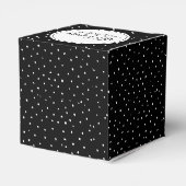 パリの赤ちゃんパーソナライズされたシャワー フェイバーボックス (裏面サイド)