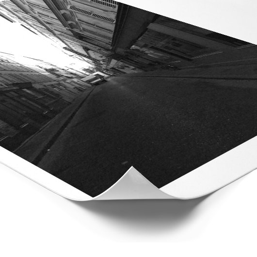 パリの路地 ポスター (角)