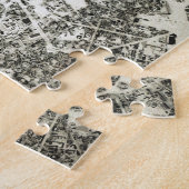 パリの通りおよび建物のヴィンテージの地図 ジグソーパズル (側面)