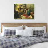 パリの通りの子， 1852 キャンバスプリント (インサイチュ (寝室))