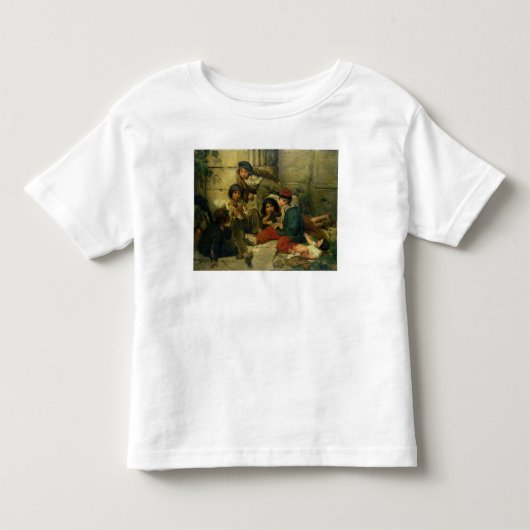 パリの通りの子, 1852 トドラーTシャツ (正面)