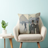 パリの通りの雨の日 クッション (椅子)