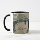 パリの通りのCaillebotteのマグ マグカップ (左)