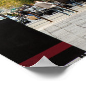 パリの通りを通じた歩く ポスター (角)