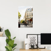 パリの通りを通じた歩く ポスター (ホームオフィス)