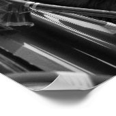 パリの通りシーン – ポスター (角)