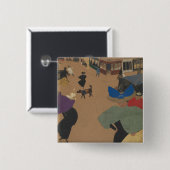 パリの通り場面 缶バッジ (正面&裏面)