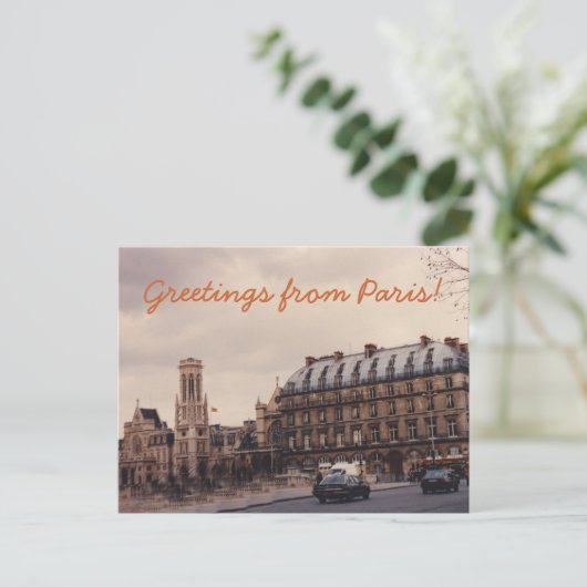 パリの通り ポストカード (スタンド正面)