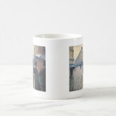 パリの通り; 雨の日 コーヒーマグカップ (中央)