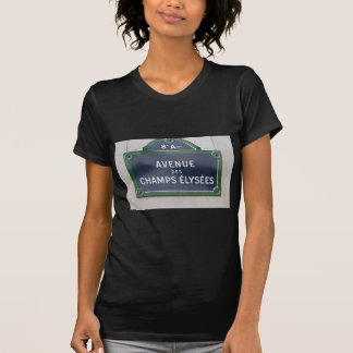 パリの道路標識 Tシャツ