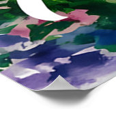 パリの開花：水彩夢 ポスター (角)