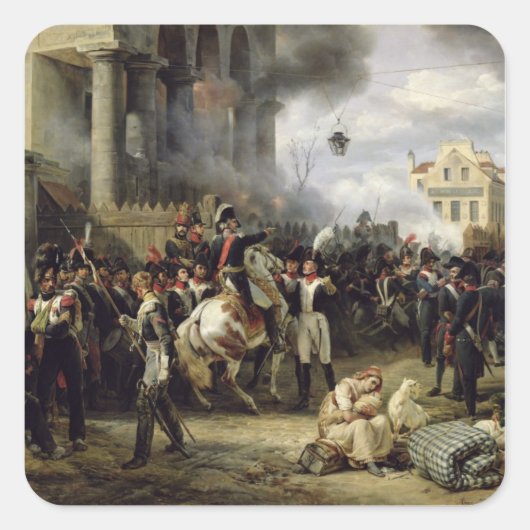 パリの防衛の間クリシーのゲート スクエアシール (正面)