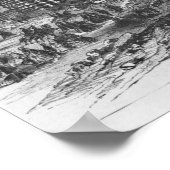 パリの障壁の取り壊し ポスター (角)