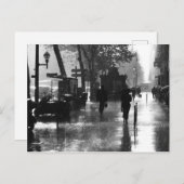 パリの雨の日 ポストカード (正面/裏面)