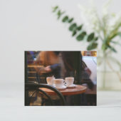 パリの雰囲気コーヒーゲストまたは幽霊はがき ポストカード (スタンド正面)