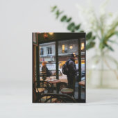 パリの雰囲気ルーランブトー近くのボーブール ポストカード (スタンド正面)