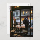 パリの雰囲気ルーランブトー近くのボーブール ポストカード (正面/裏面)