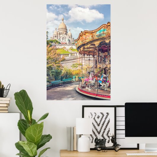 パリの魅力 ポスター (ホームオフィス)