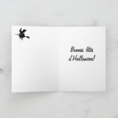 パリの魔法使いのハロウィンカード カード (内部)