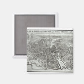 パリの鳥の目の計画, 1615 マグネット (正面/裏面)