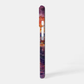 パリの黄昏の反射 iPhone 16ケース (左側面)