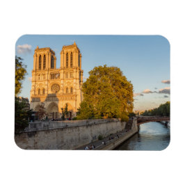 パリの黄金時間のノートルダム大聖堂 - フランス, パリ マグネット