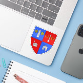 パリの1区 – ルーヴル美術館 シール (ノートパソコンとiPhone)