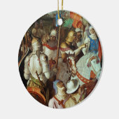 パリの730-32広告の外のSaracen軍隊 セラミックオーナメント (左)