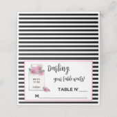 パリの couture フェアレディシャワーパーティ プレイスカード (外部開封)