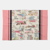 パリのAデイ キッチンタオル (横)