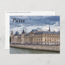 パリのIle de la Cite上のコンシェルジュリー ポストカード