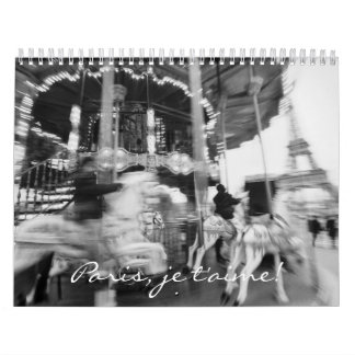 パリのjeのt'aime! カレンダー