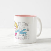 パリのjeのt'aime ..... ツートーンマグカップ (正面右)