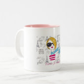 パリのjeのt'aime ..... ツートーンマグカップ (正面左)