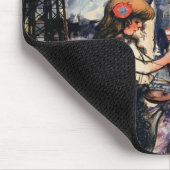 パリのjeのt'aime マウスパッド (コーナー)