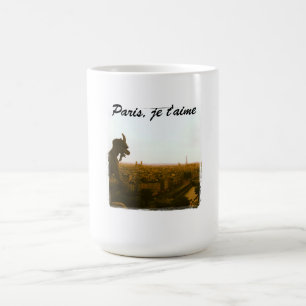 パリのjeのt'aime - Notre Dameのマグからの眺め コーヒーマグカップ