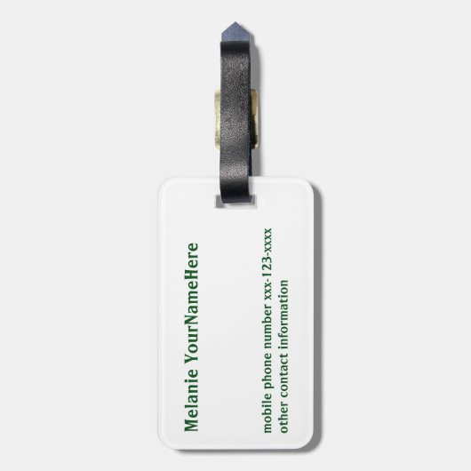 パリのMacaroons ラゲッジタグ (裏面縦)