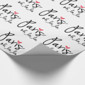 パリのoh laのla ラッピングペーパー (角)