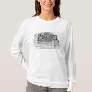 パリのParc Monceauの計画 Tシャツ