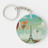 パリのPixDezinesヴィンテージバルーン キーホルダー (正面)