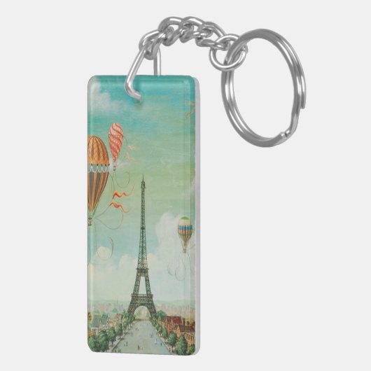 パリのPixDezinesヴィンテージバルーン キーホルダー (裏面右)