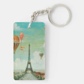 パリのPixDezinesヴィンテージバルーン キーホルダー (裏面)