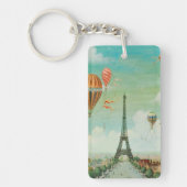 パリのPixDezinesヴィンテージバルーン キーホルダー (正面)