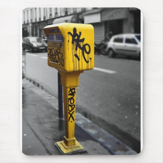 パリのpostbox マウスパッド (正面)