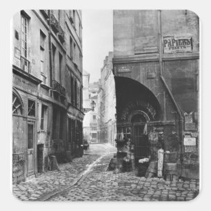 パリのRue de Marmousesから スクエアシール