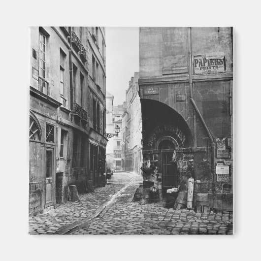 パリのRue de Marmousesから マグネット (正面)