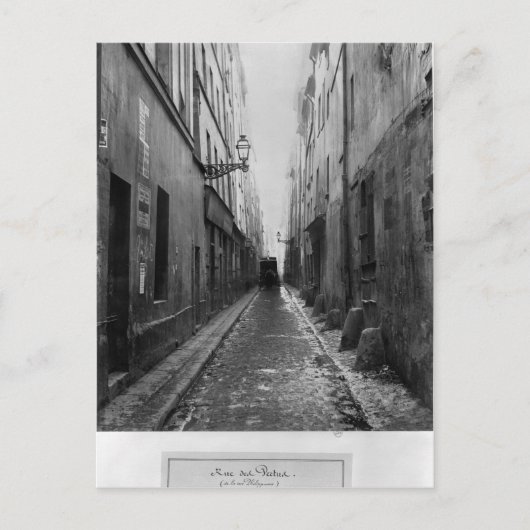 パリのRue de Vertusから ポストカード (正面)